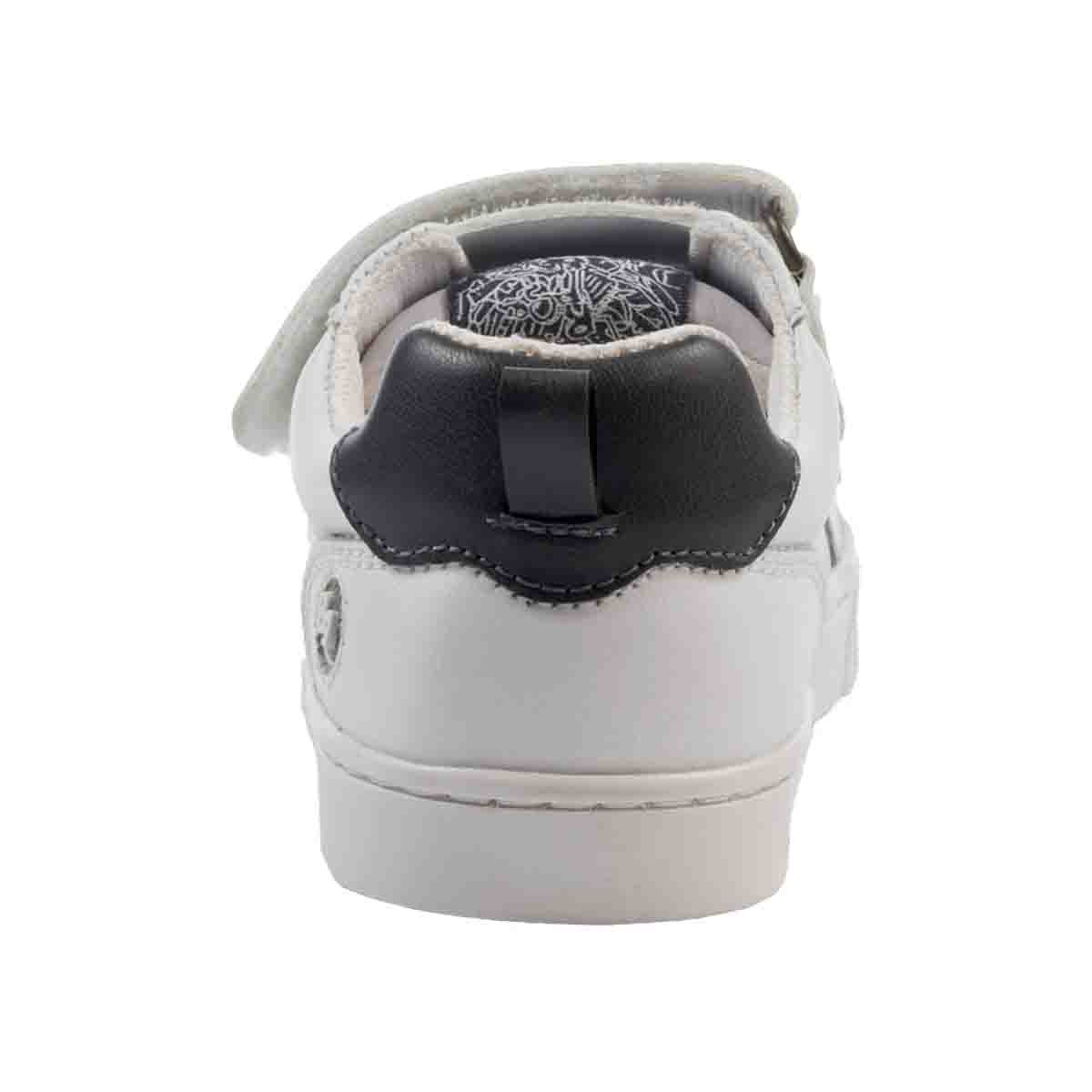 Tenis Choclo Escolar Blanco Bubble Gummers para Niño
