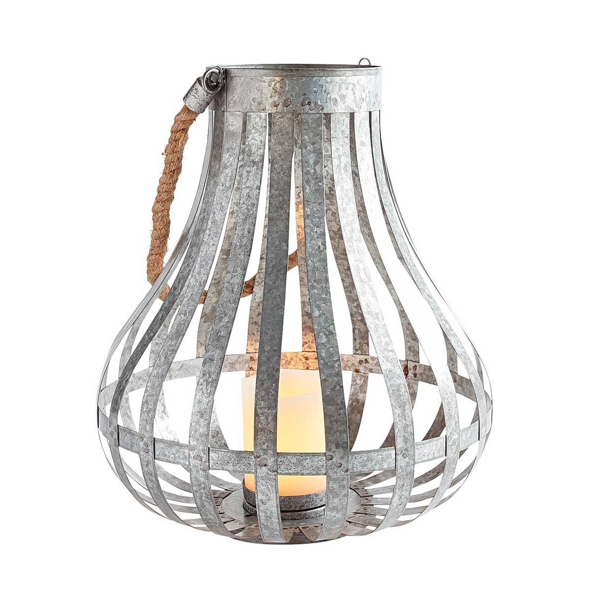 Linterna Grande Galvanized Basket Pier 1 Imports