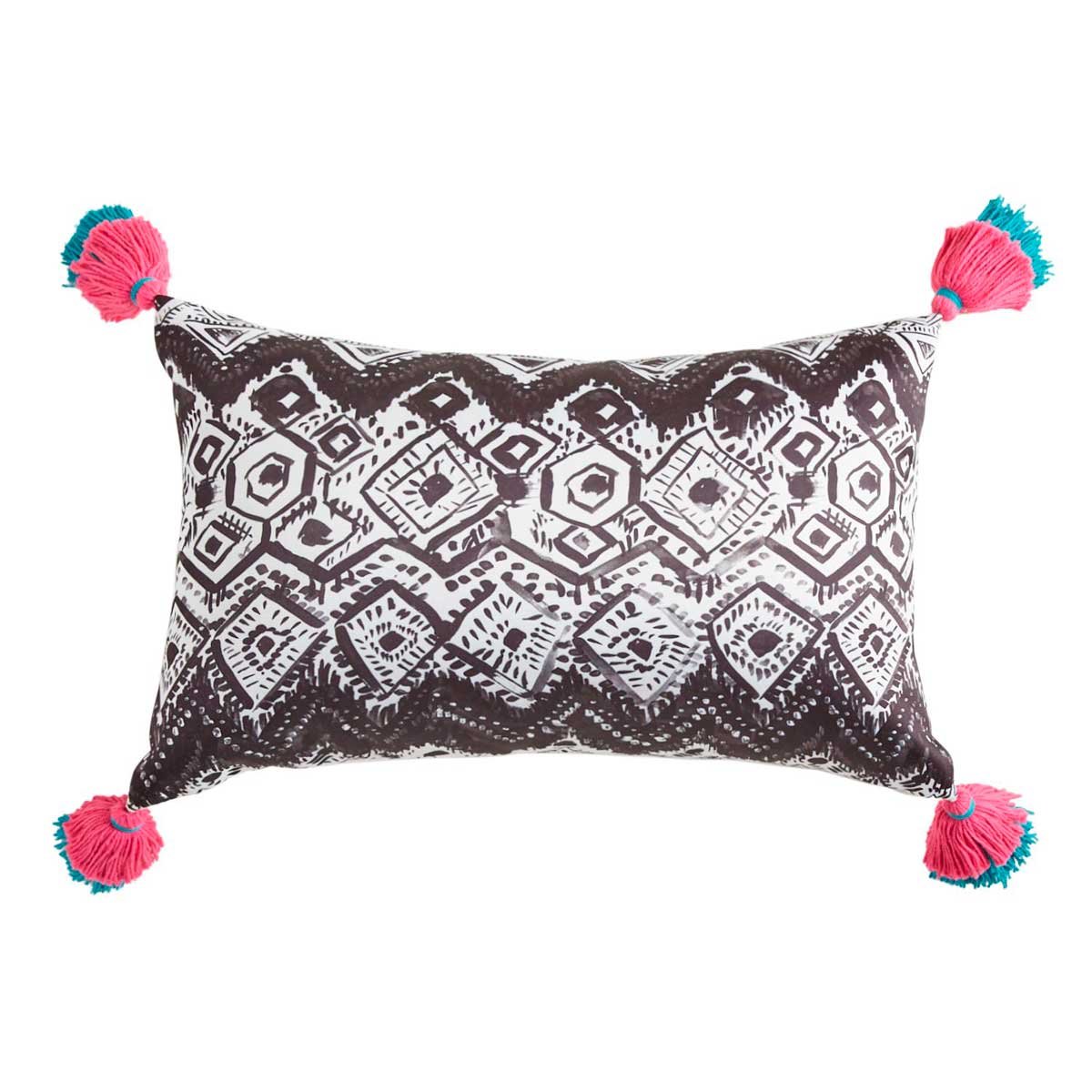 Cojín Blkwht Geo Tssl Lum Pier 1 Imports