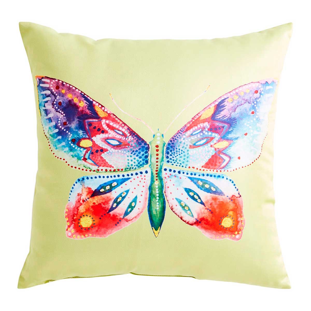 Cojín Butterfly On Faux Silk Pier 1 Imports