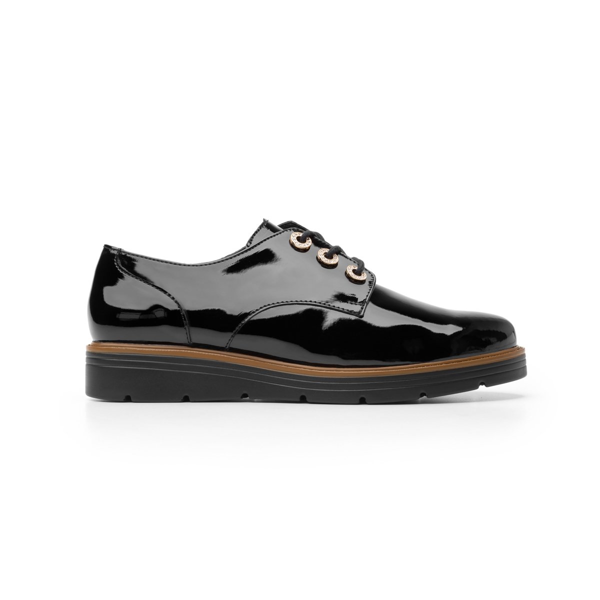 Menstyle Charol Color Negro Flexi