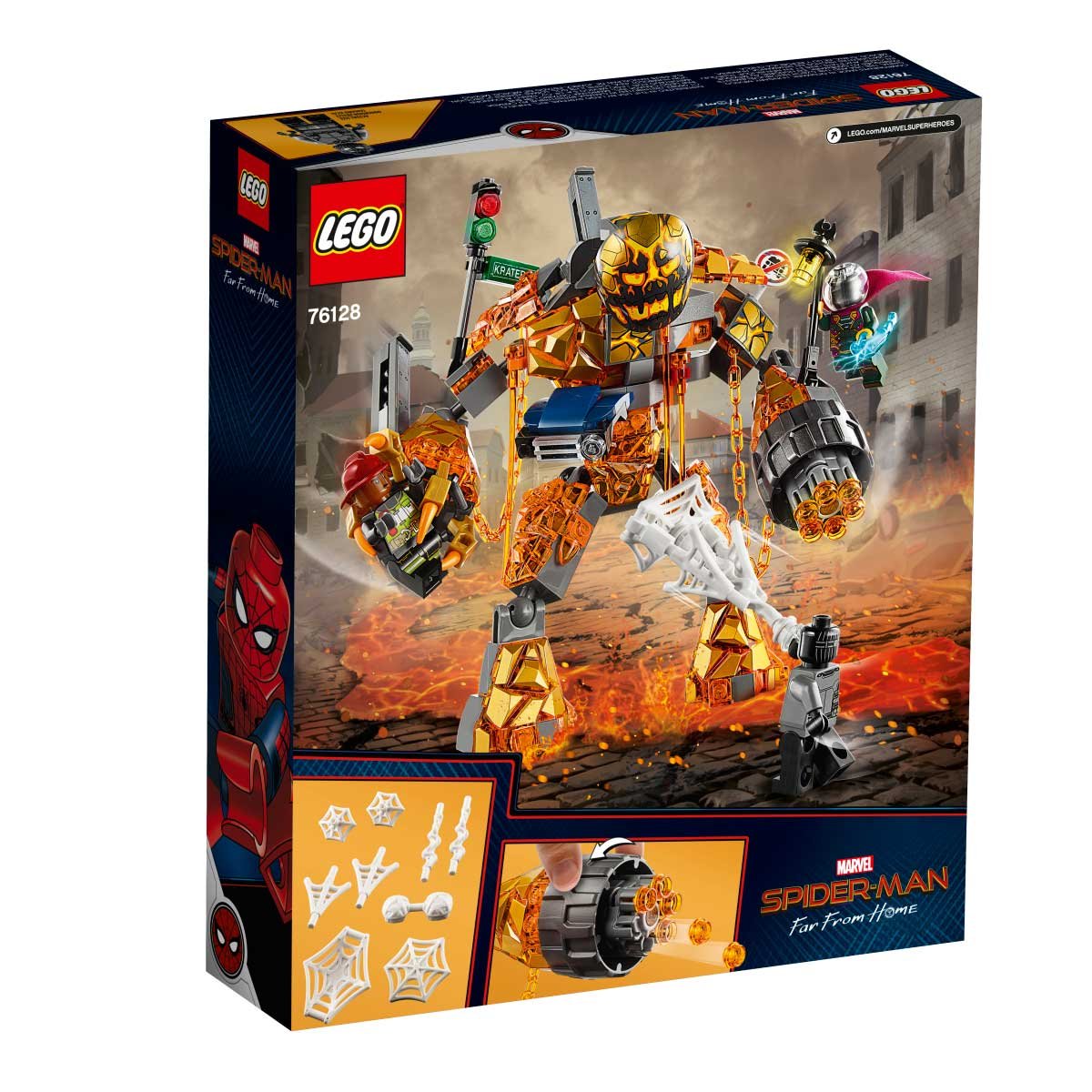 Batalla Contra Molten Man Lego