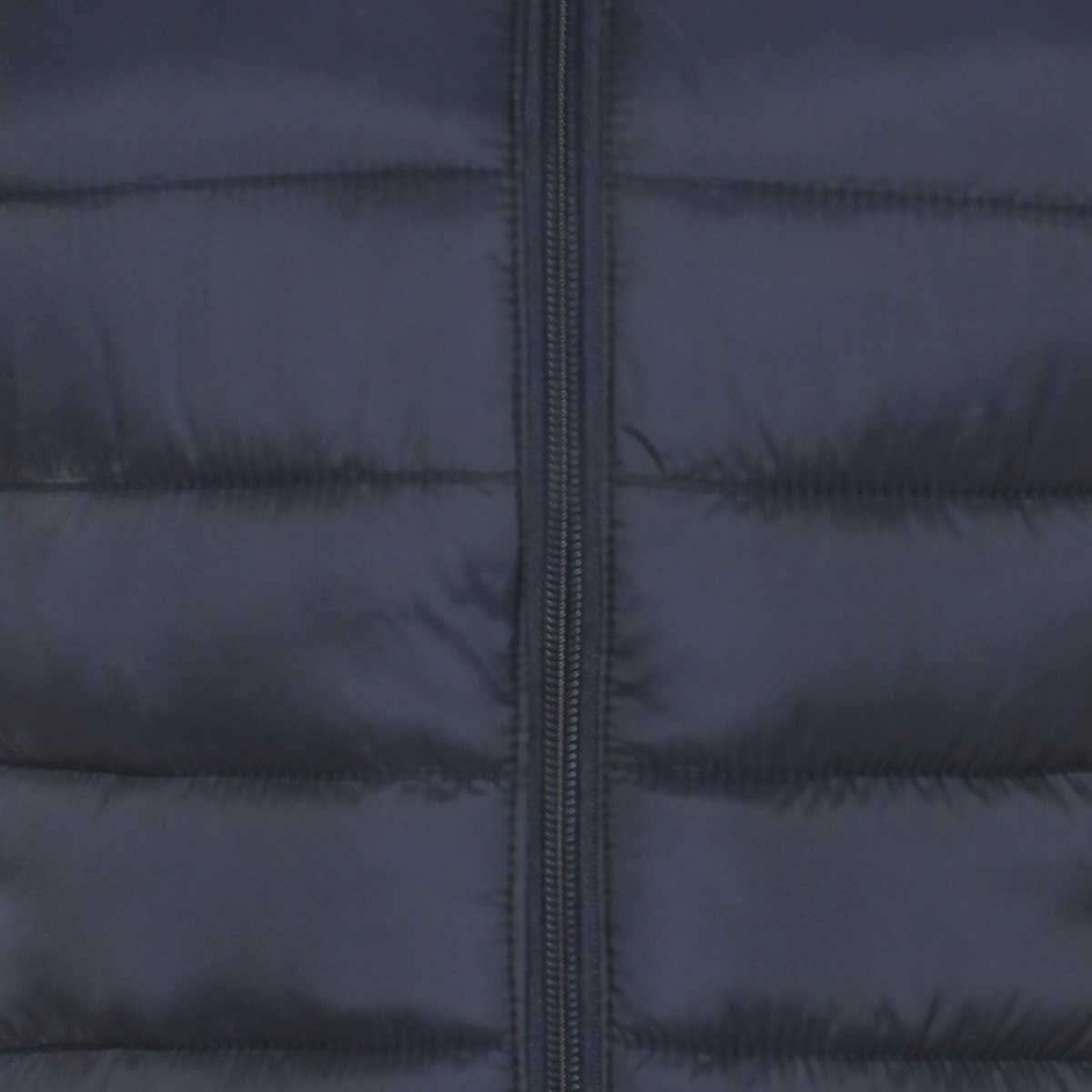 Chaleco Azul Capitonado con Cierre City Femme