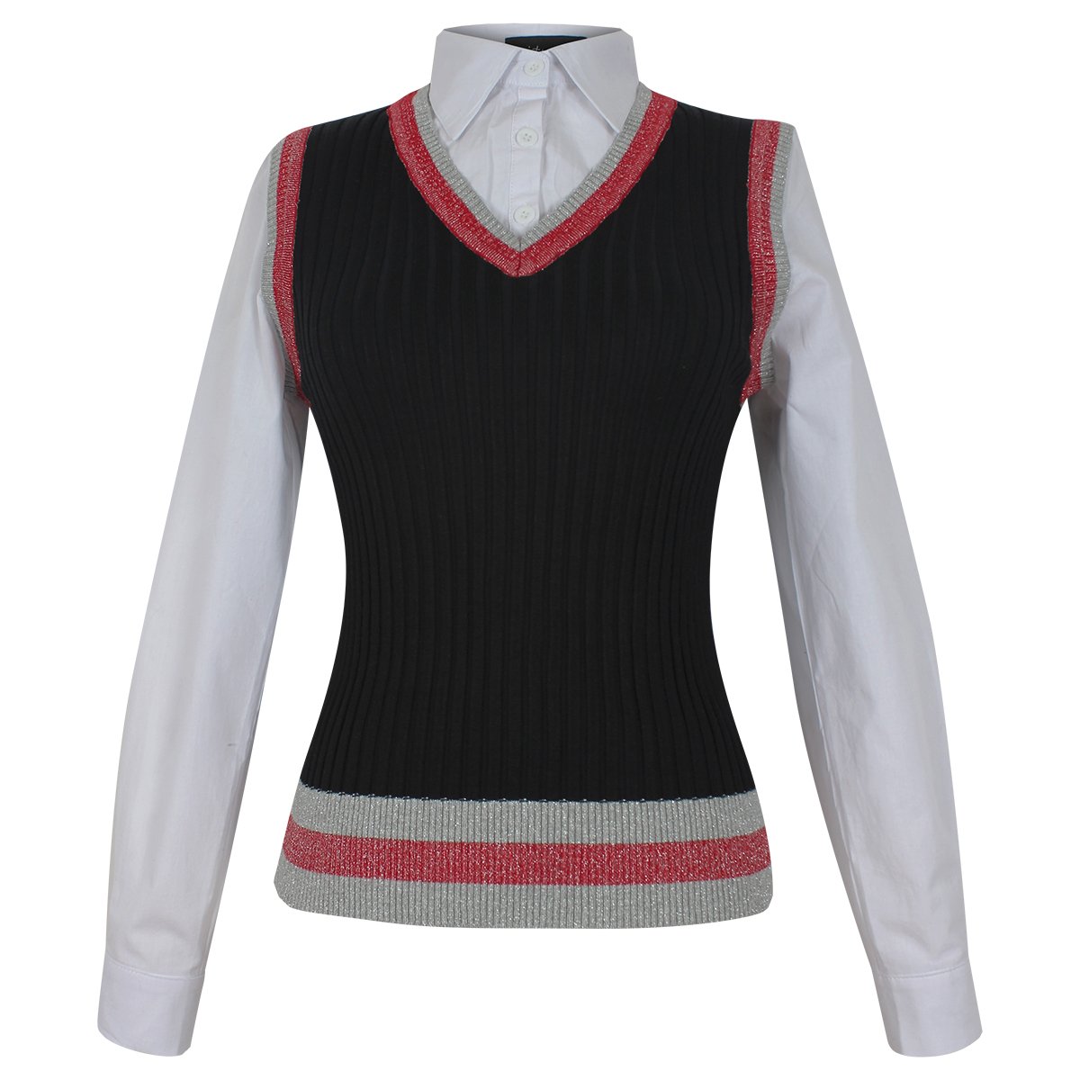 Suéter Simulación Blusa Just By Basel