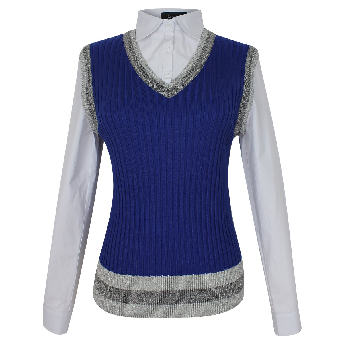 Suéter Simulación Blusa Just By Basel