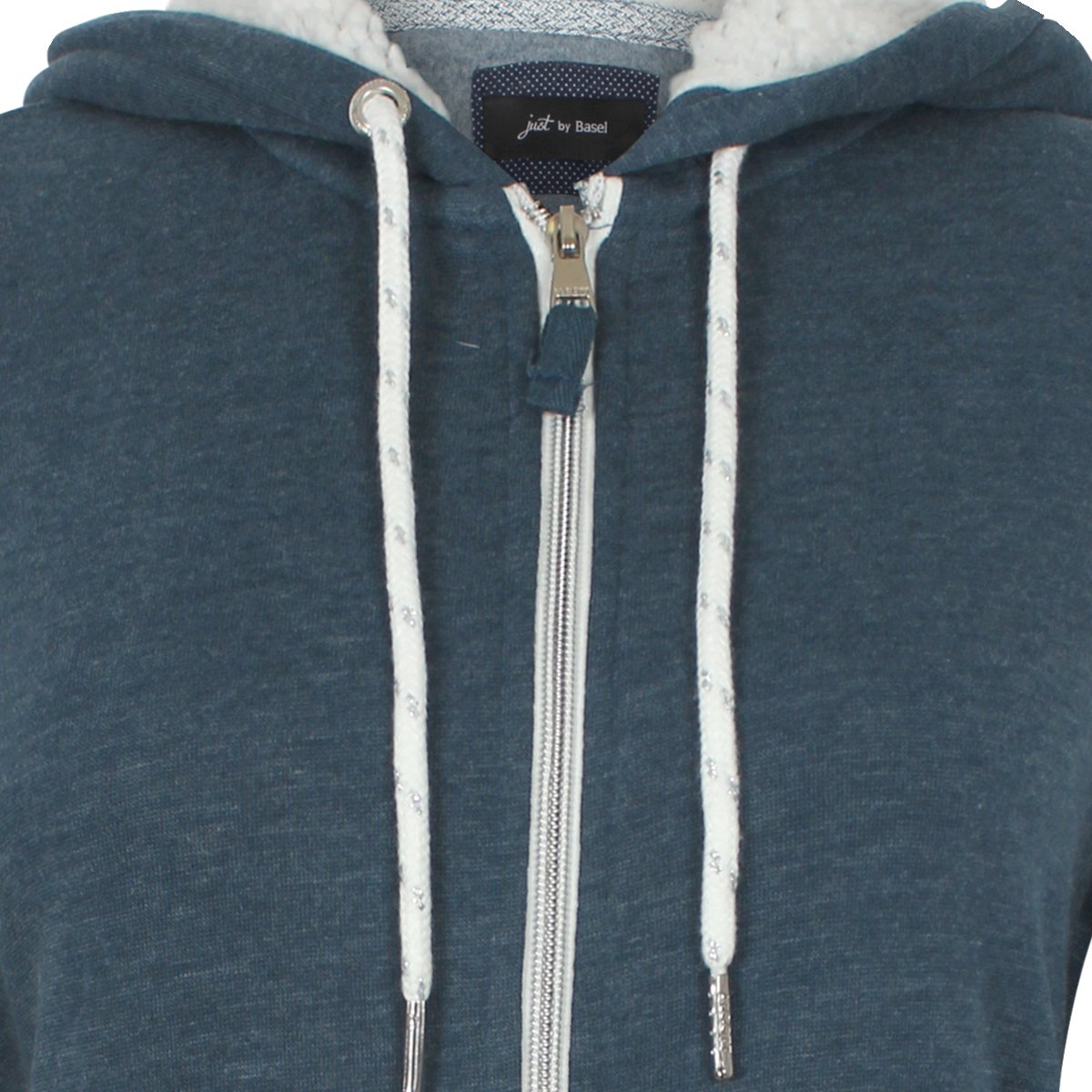 Sudadera Azul con Gorro Y Bolsas Just By Basel