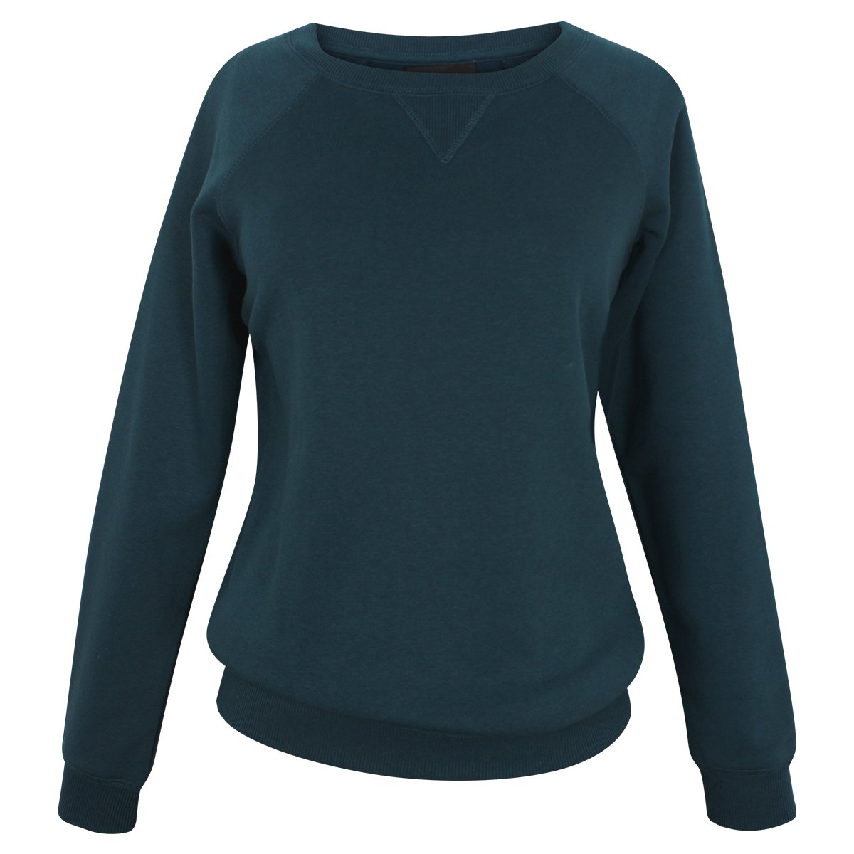 Sudadera Azul Cerrada Escote Redondo Just By Basel