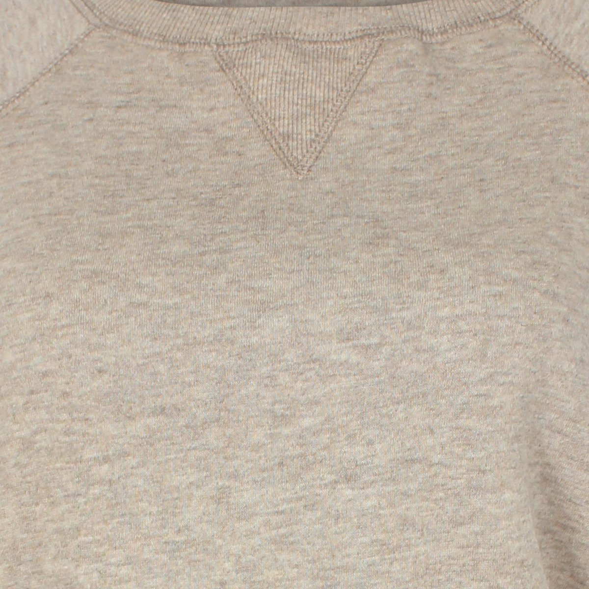 Sudadera Beige Cerrada Escote Redondo Just By Basel