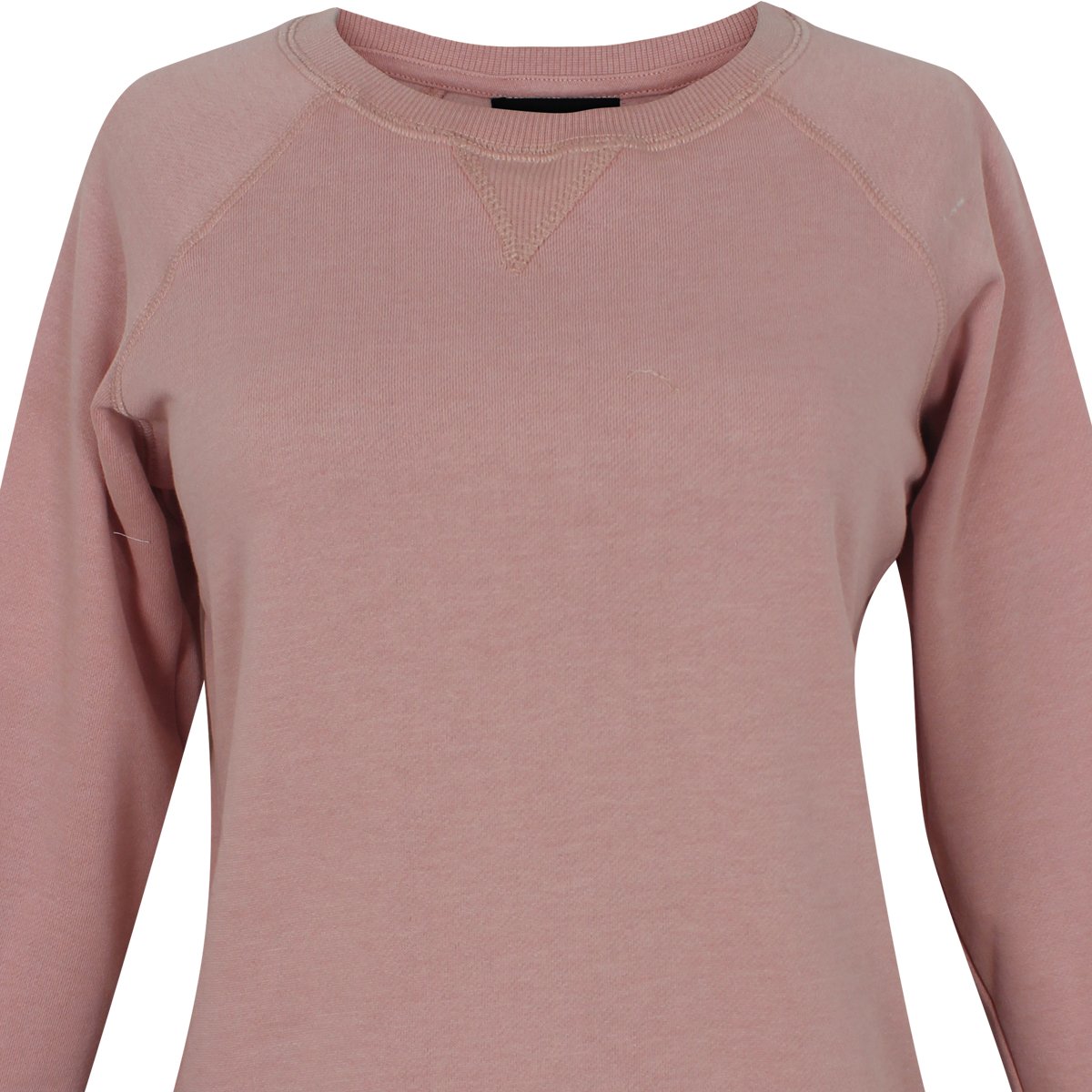Sudadera Rosa Cerrada Escote Redondo Just By Basel