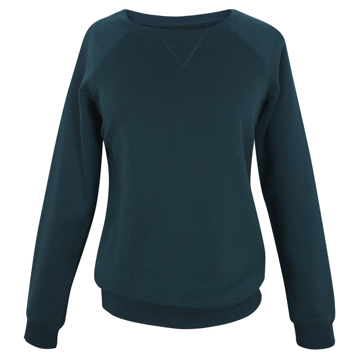 Sudadera Verde Cerrada Escote Redondo Just By Basel