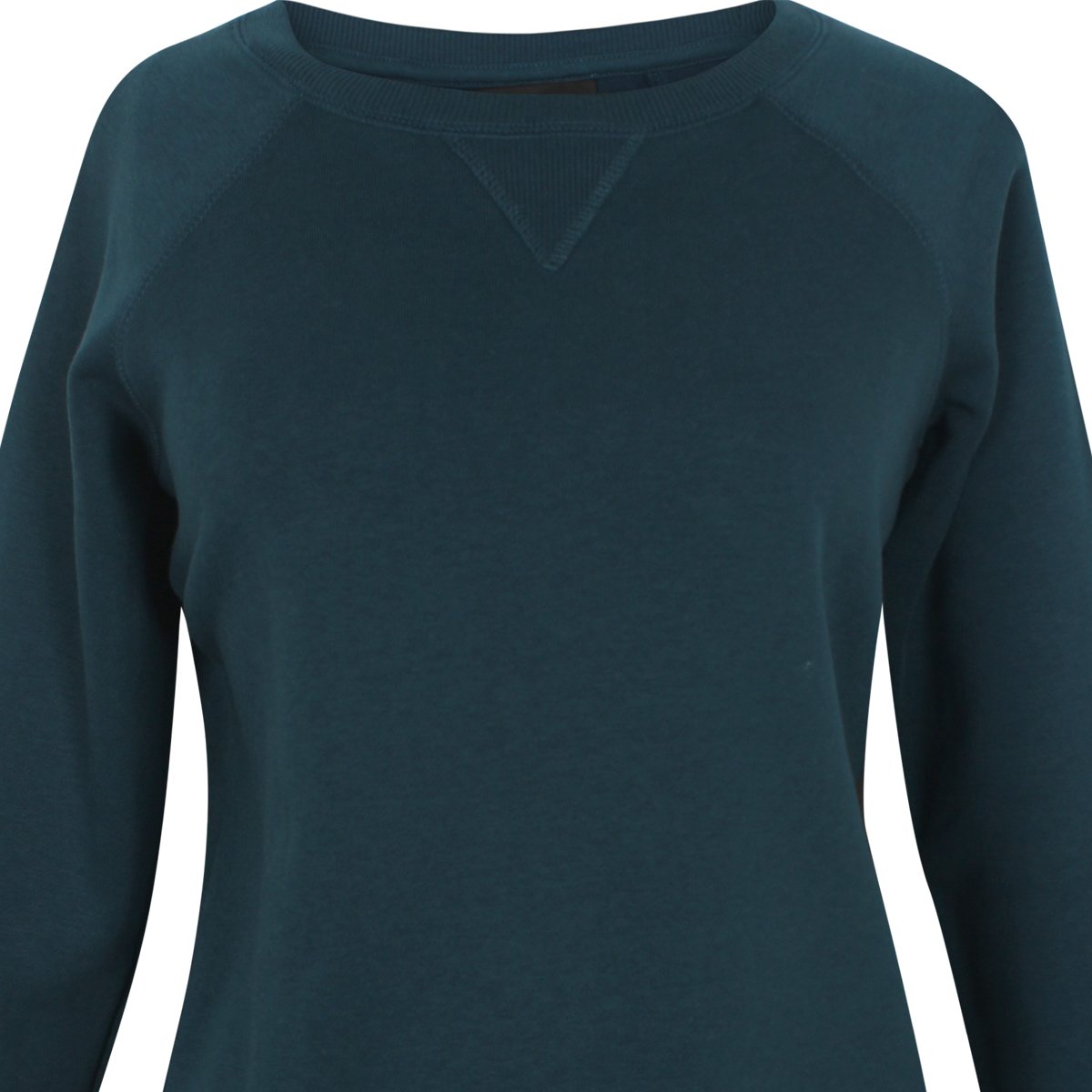Sudadera Verde Cerrada Escote Redondo Just By Basel
