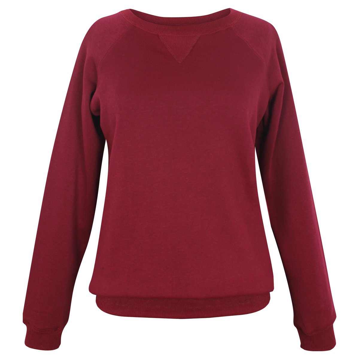 Sudadera Roja Cerrada Escote Redondo Just By Basel