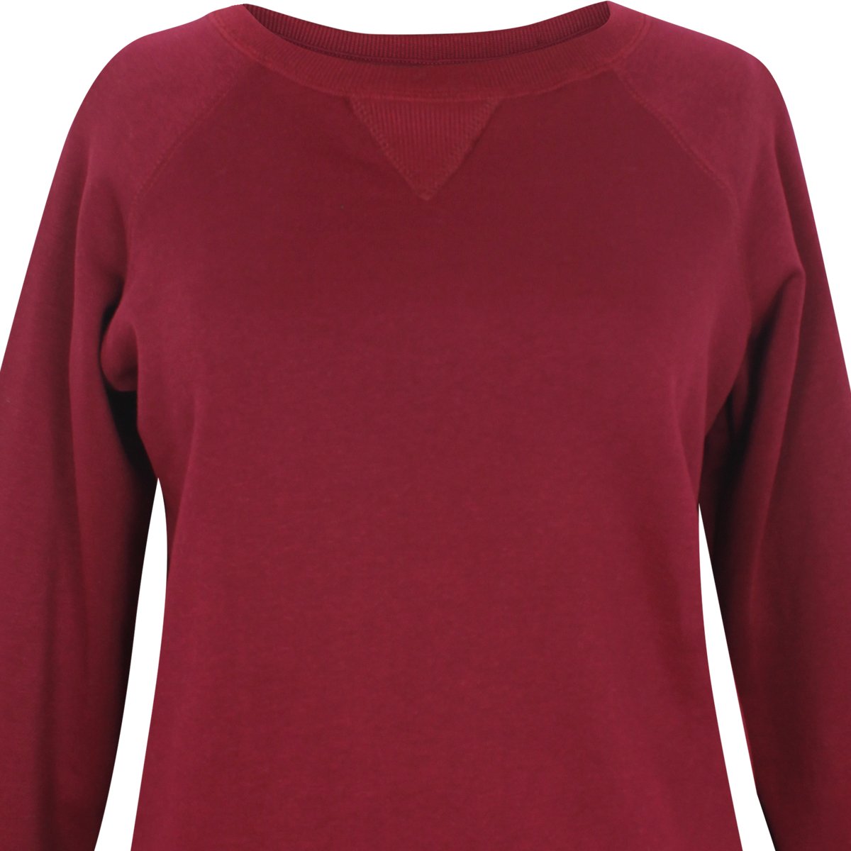 Sudadera Roja Cerrada Escote Redondo Just By Basel