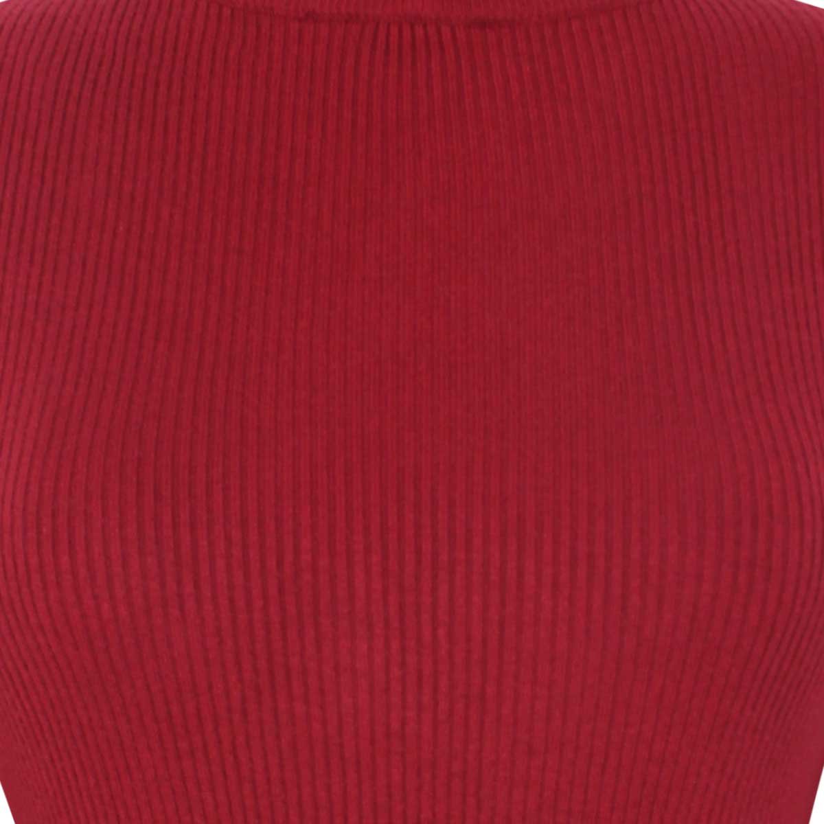 Suéter Rojo de Manga Larga Elle