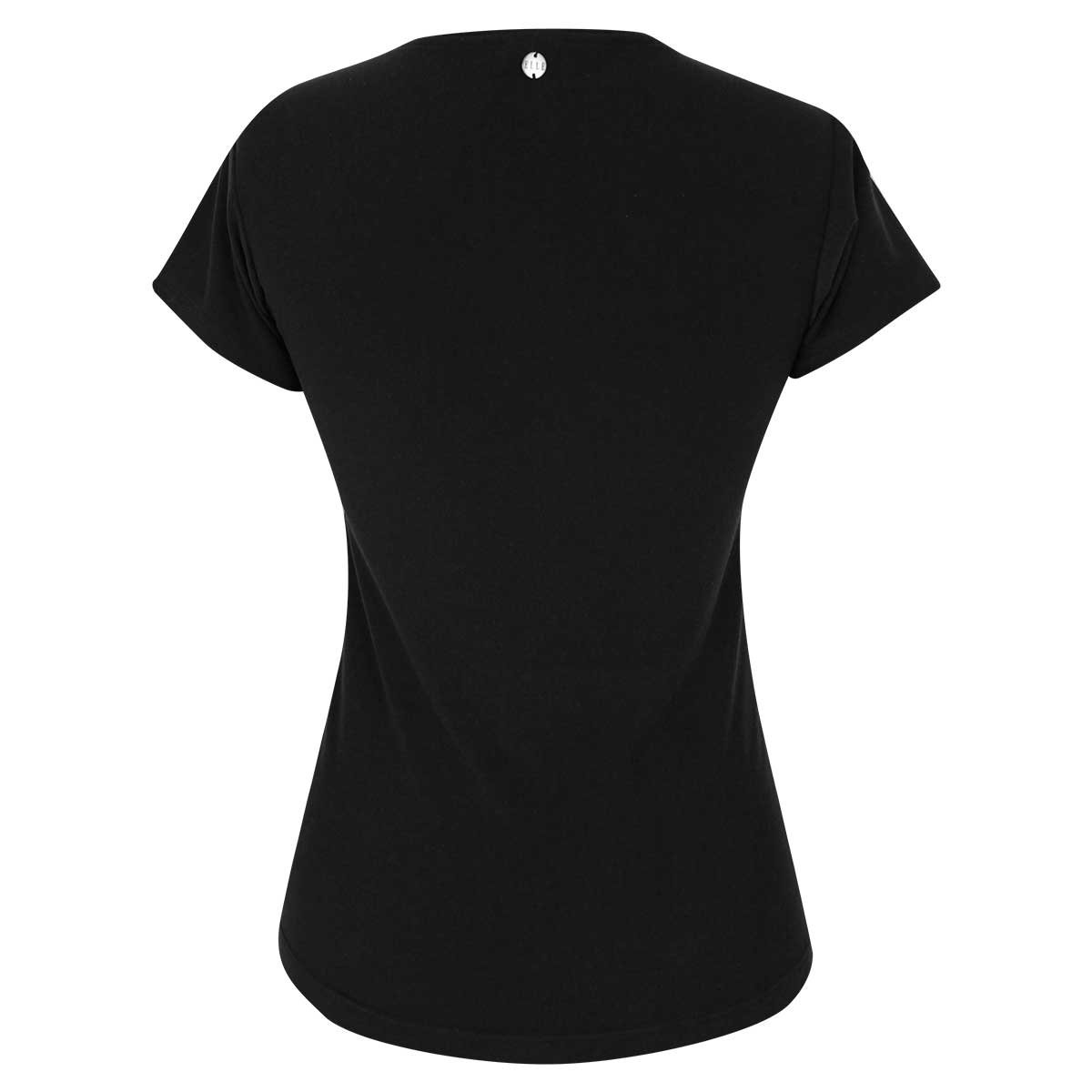 Blusa Manga Corta Escote Redondo Aplicación Love Elle