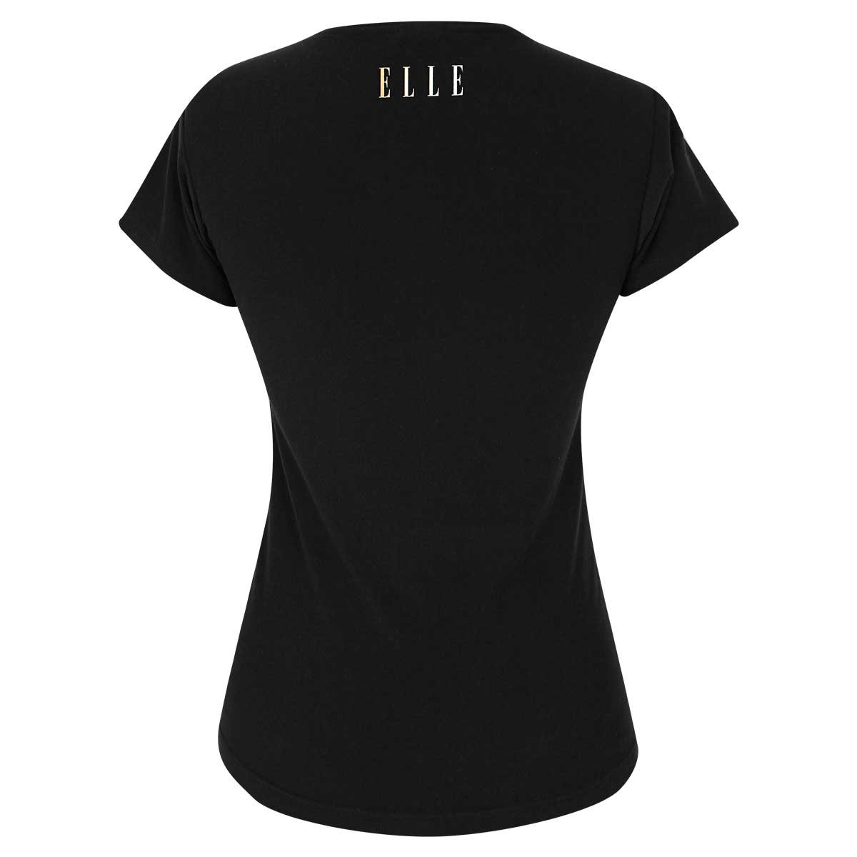 Blusa Manga Corta Escote Redondo Aplicación Paris Elle