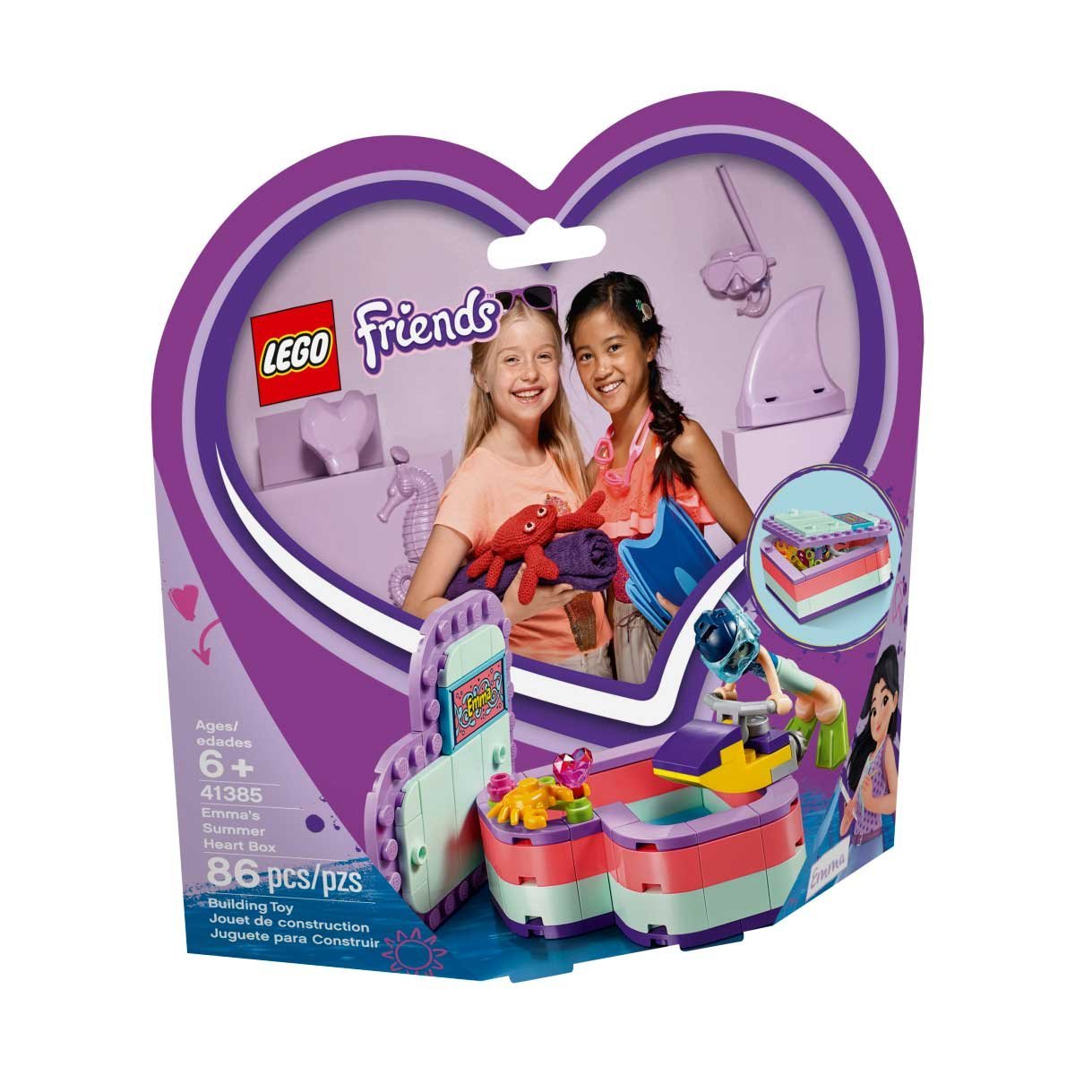 Caja de Corazón de Verano de Emma Lego