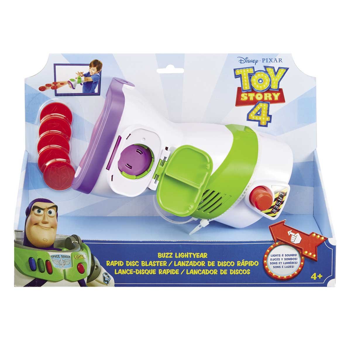 Toy Story Lanzador de Discos Mattel