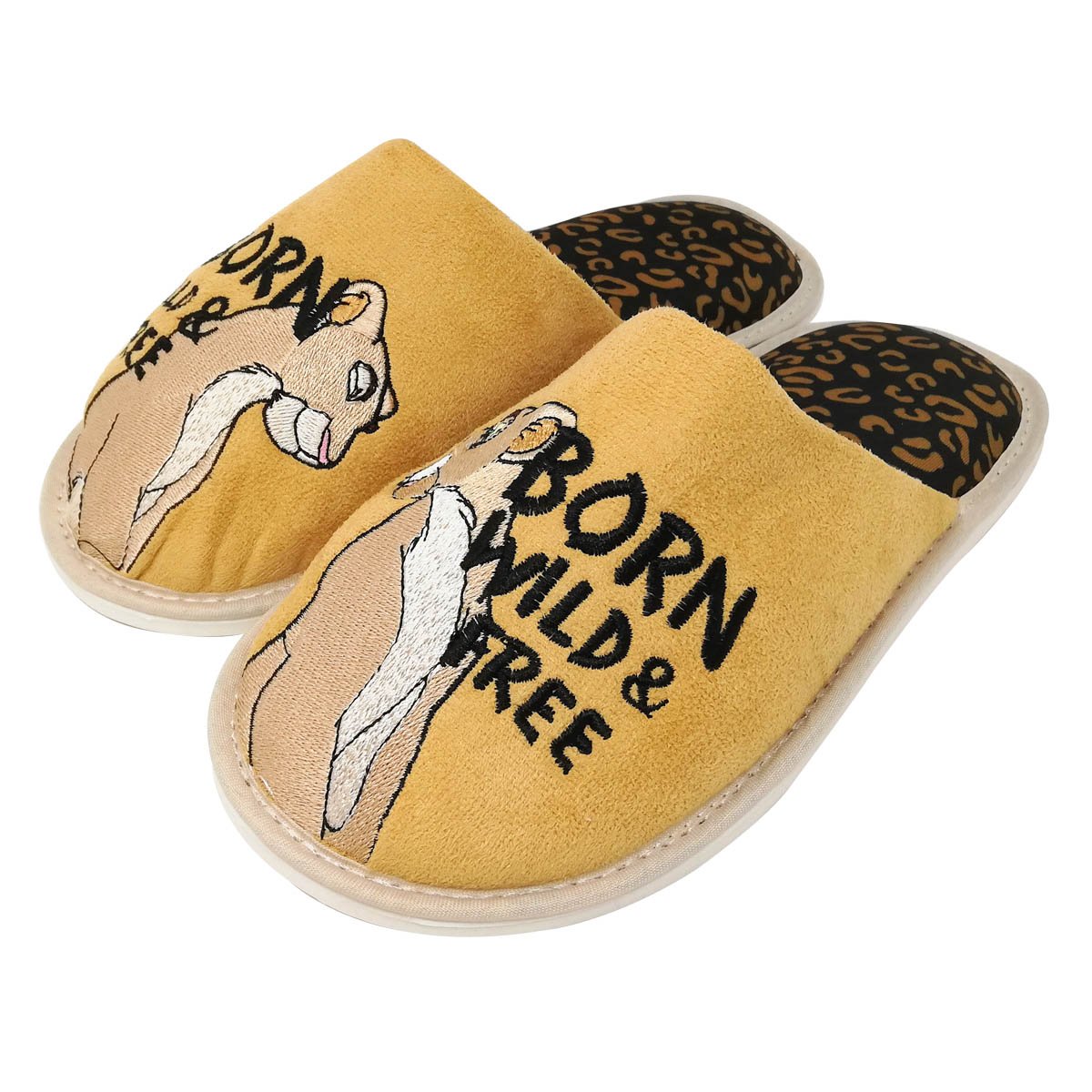 Pantufla Bordada con Nala&simba Beige Arra