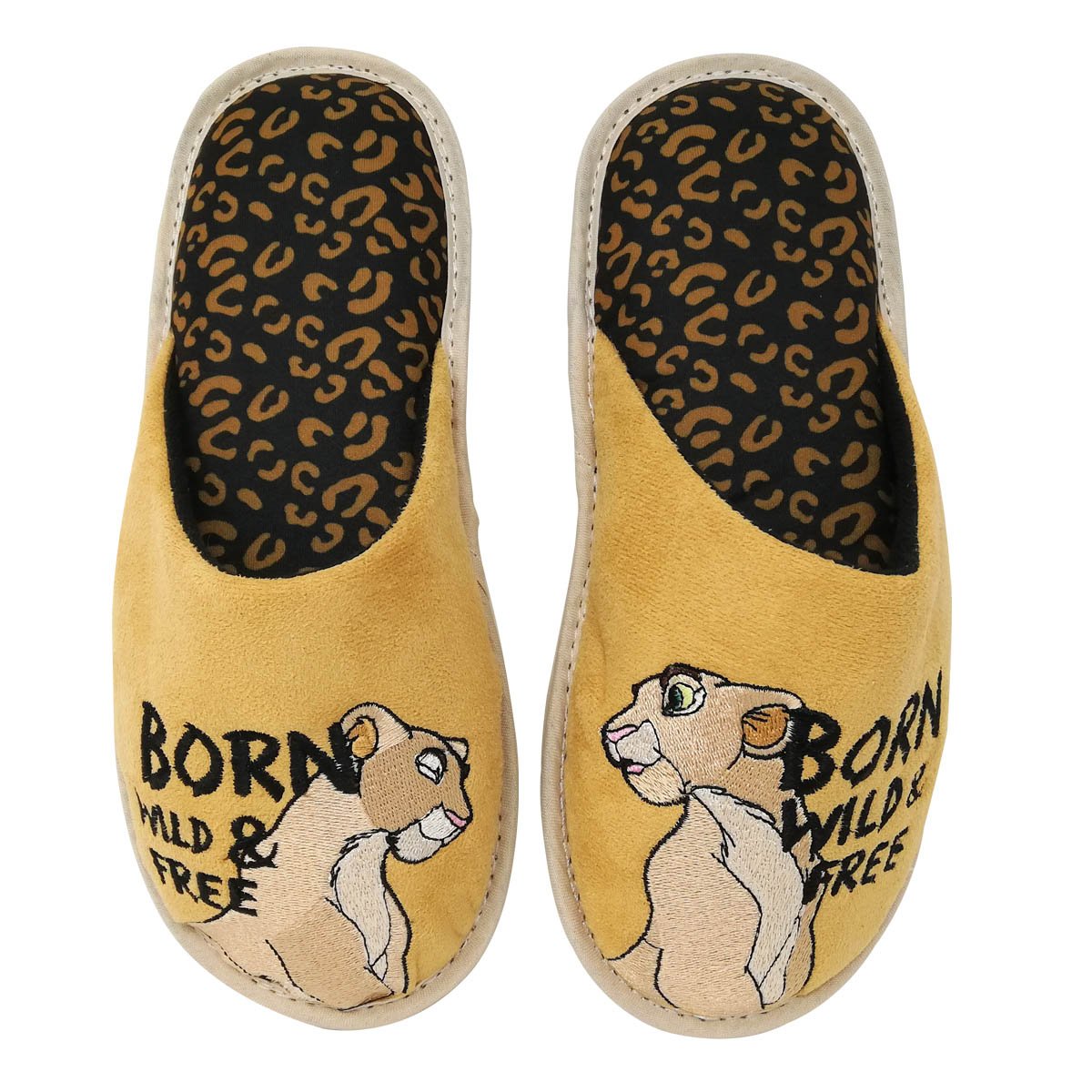 Pantufla Bordada con Nala&simba Beige Arra