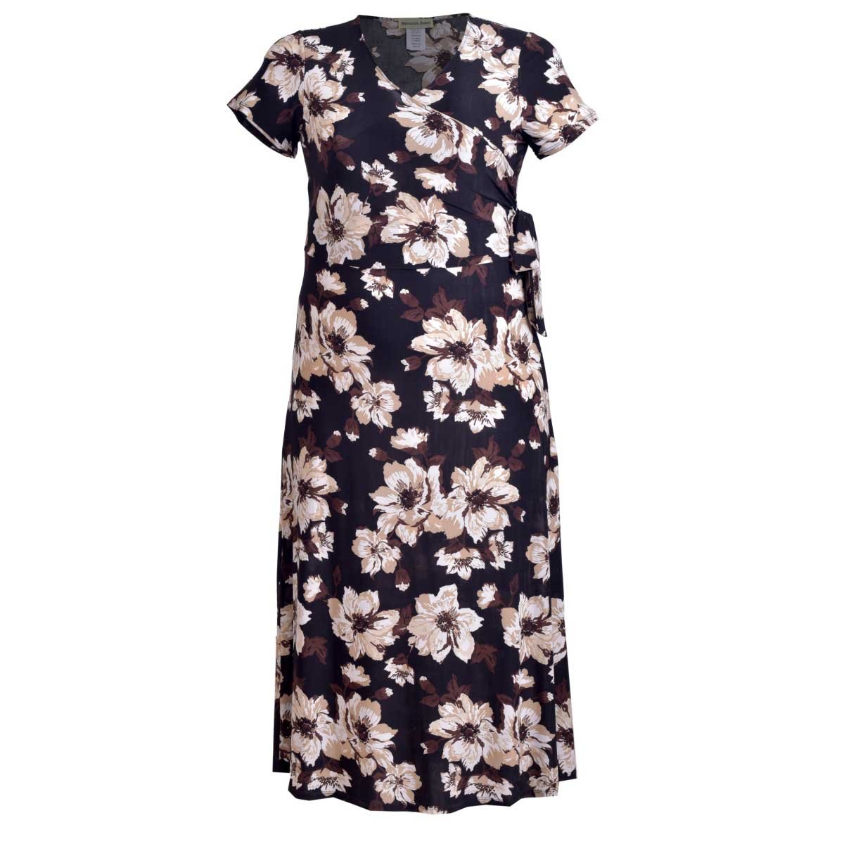Vestido Estampado Cuello Redondo Banana Jeans