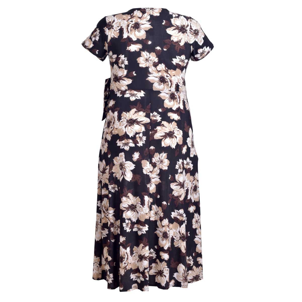 Vestido Estampado Cuello Redondo Banana Jeans