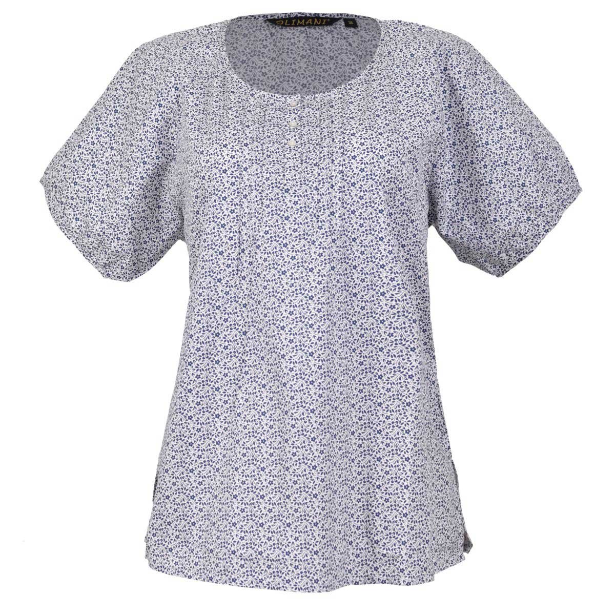 Blusa Estampada Manga Corta Olimani