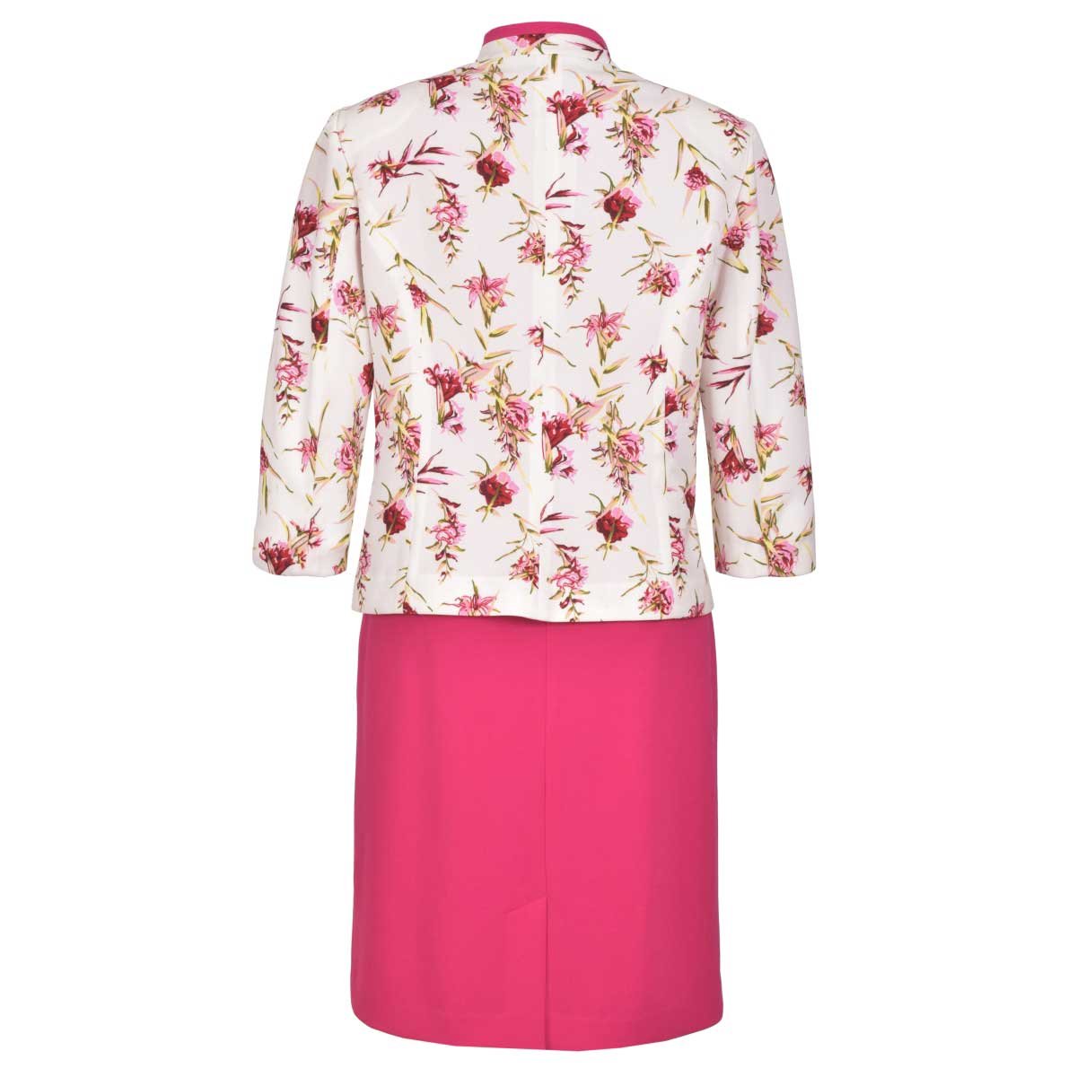 Conjunto 2 Piezas Saco Estampado Y Vestido Liso Joces para Dama