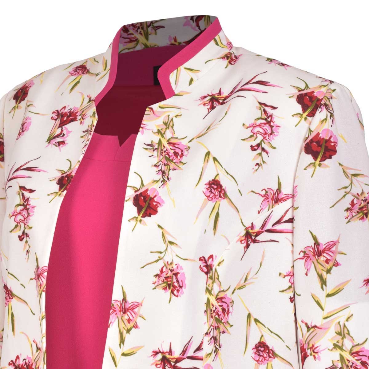 Conjunto 2 Piezas Saco Estampado Y Vestido Liso Joces para Dama
