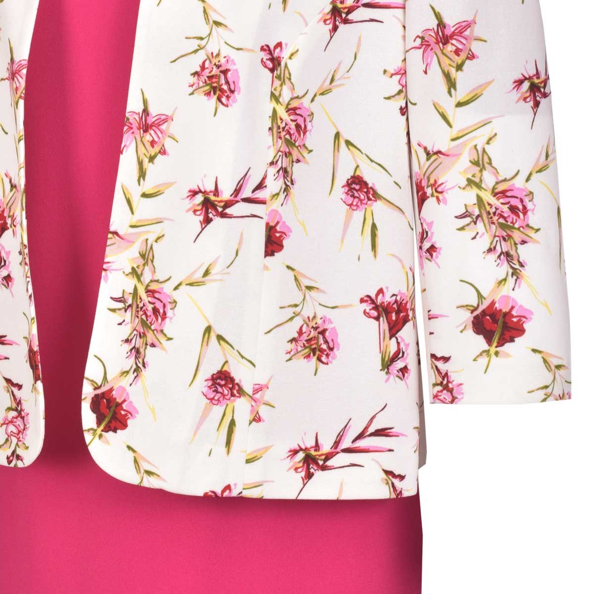 Conjunto 2 Piezas Saco Estampado Y Vestido Liso Joces para Dama