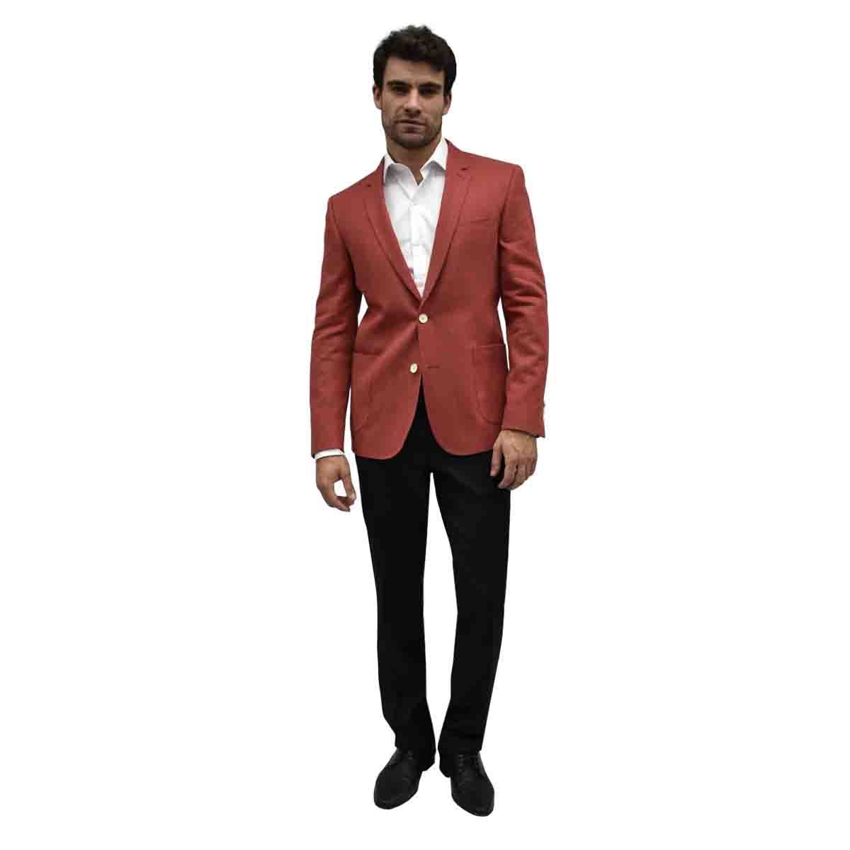 Saco Slim Color Rojo Nautica