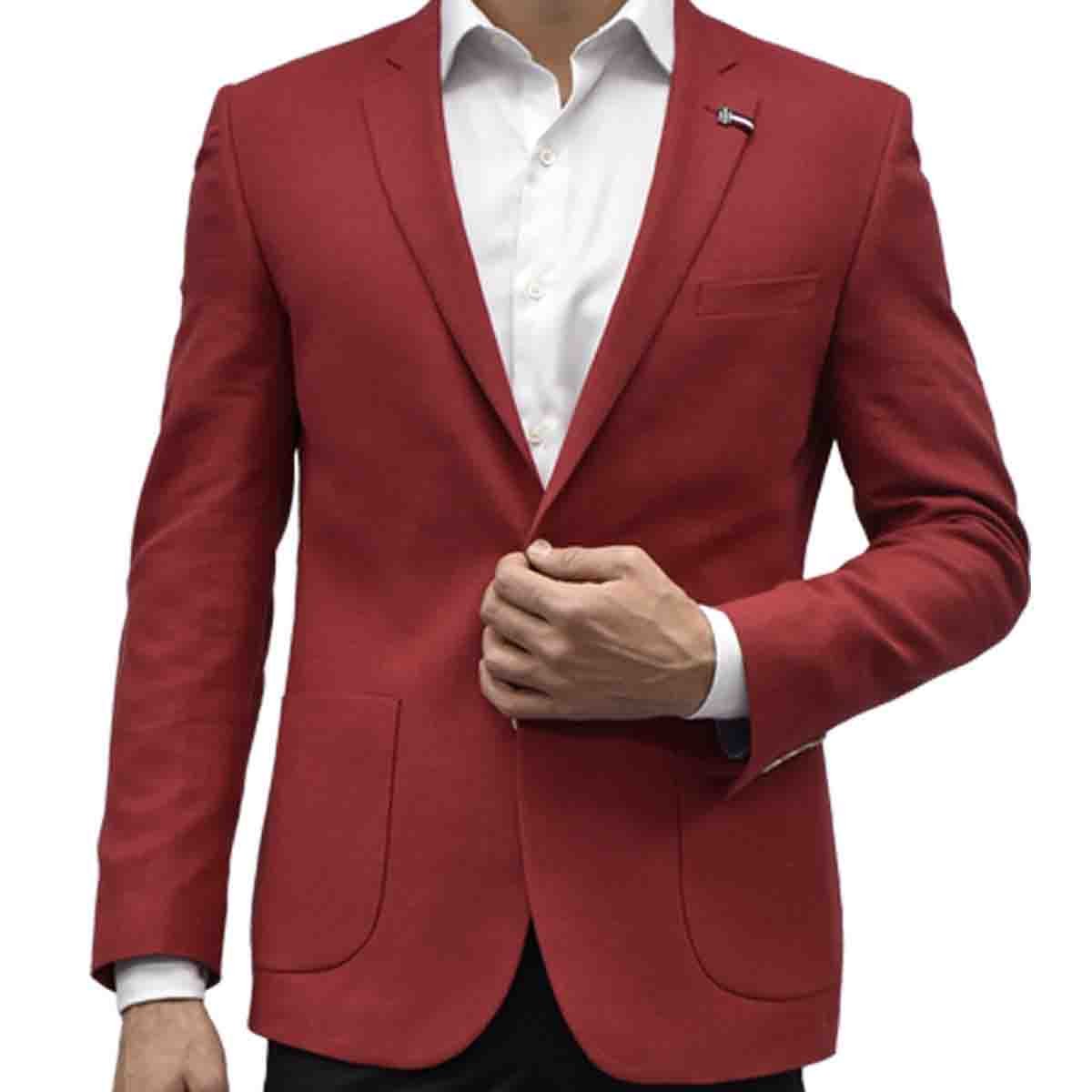 Saco Slim Color Rojo Tommy Hilfiger