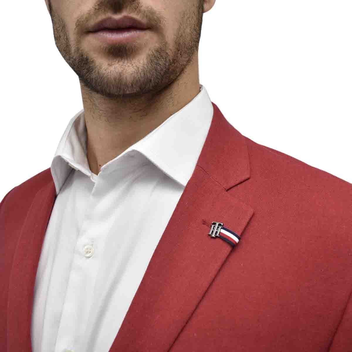 Saco Slim Color Rojo Tommy Hilfiger