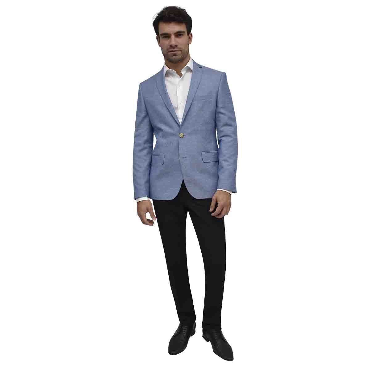 Saco Slim Color Azul Medio Underwood