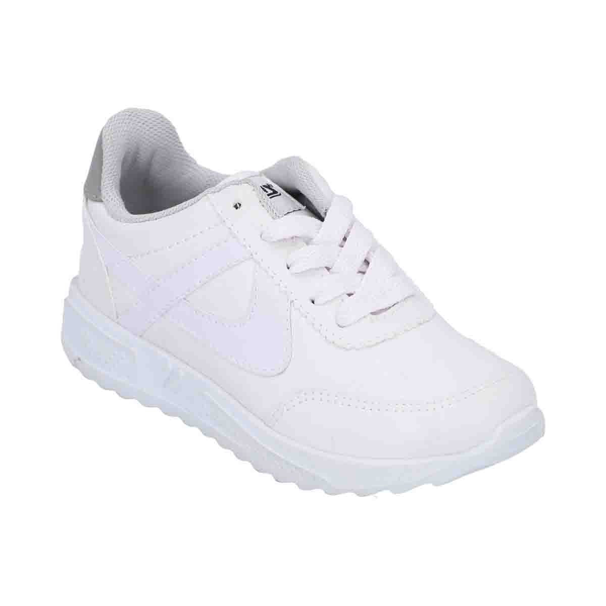 Tenis escolar para niño o niña en piel color blanco – Tienda Calzado  Cachorros