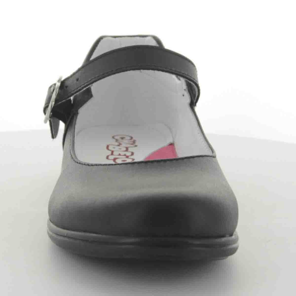 Zapato Escolar Liso con Hebilla Chabelo para Niña