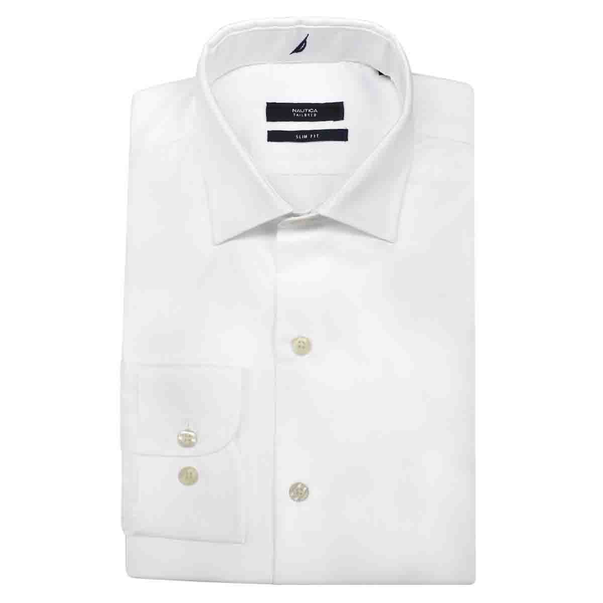 Camisa de Vestir Blanca Slim Nautica