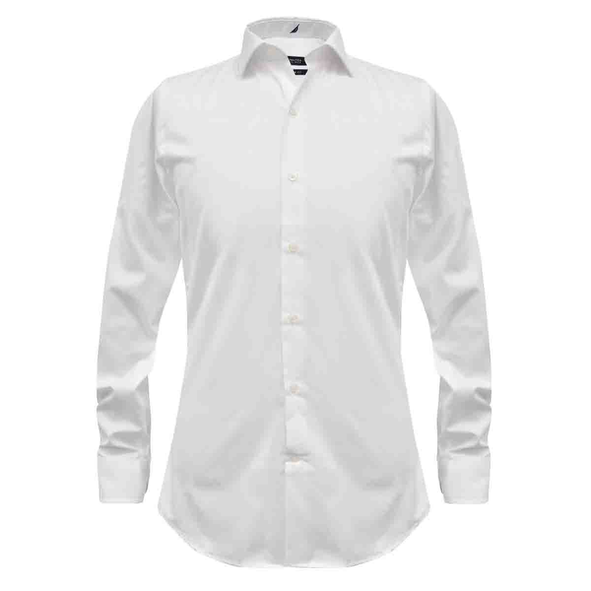 Camisa de Vestir Blanca Slim Nautica