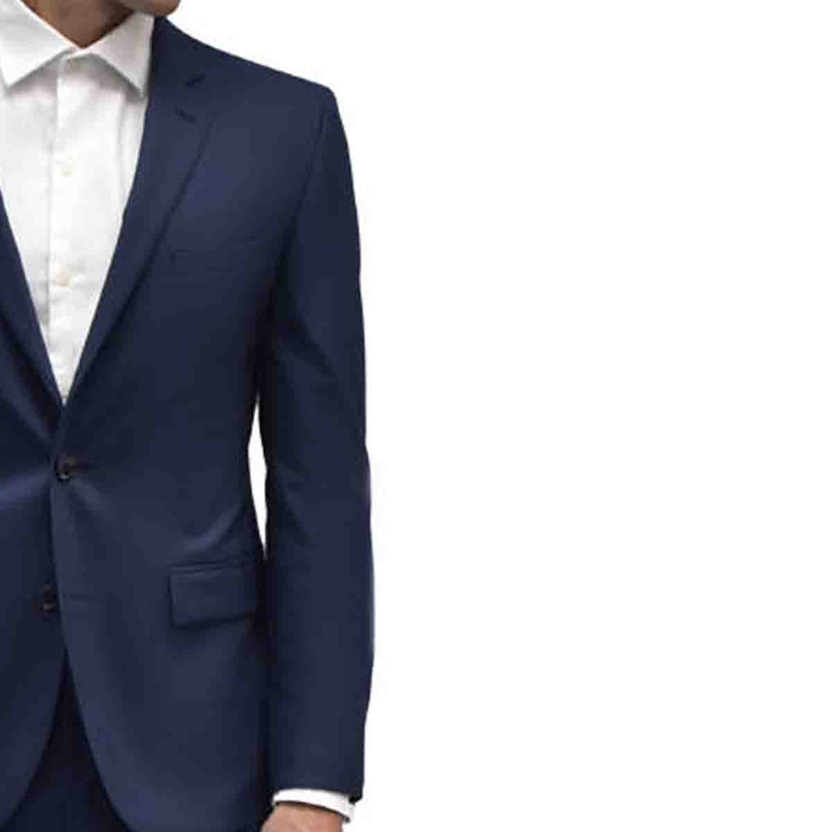 Saco Slim Azul Medio Tommy Hilfiger