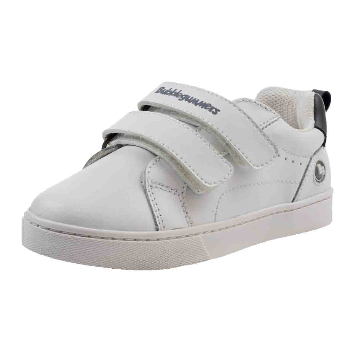 Tenis Choclo Escolar Blanco Bubble Gummers para Niño