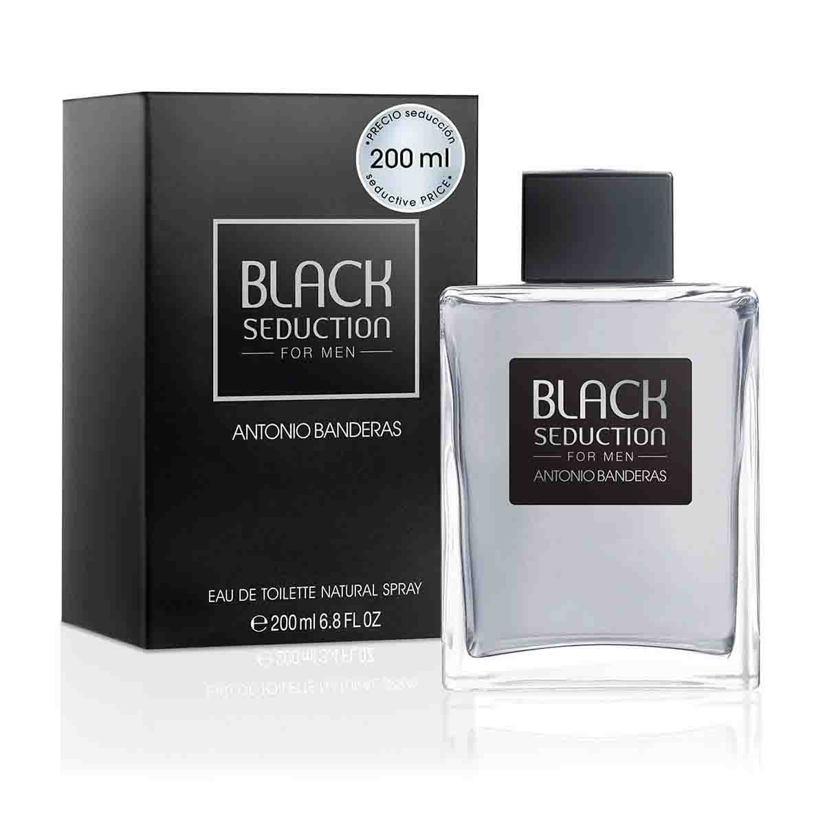Fragancia para Caballero Antonio Banderas Black Seduction Edt 200 Ml