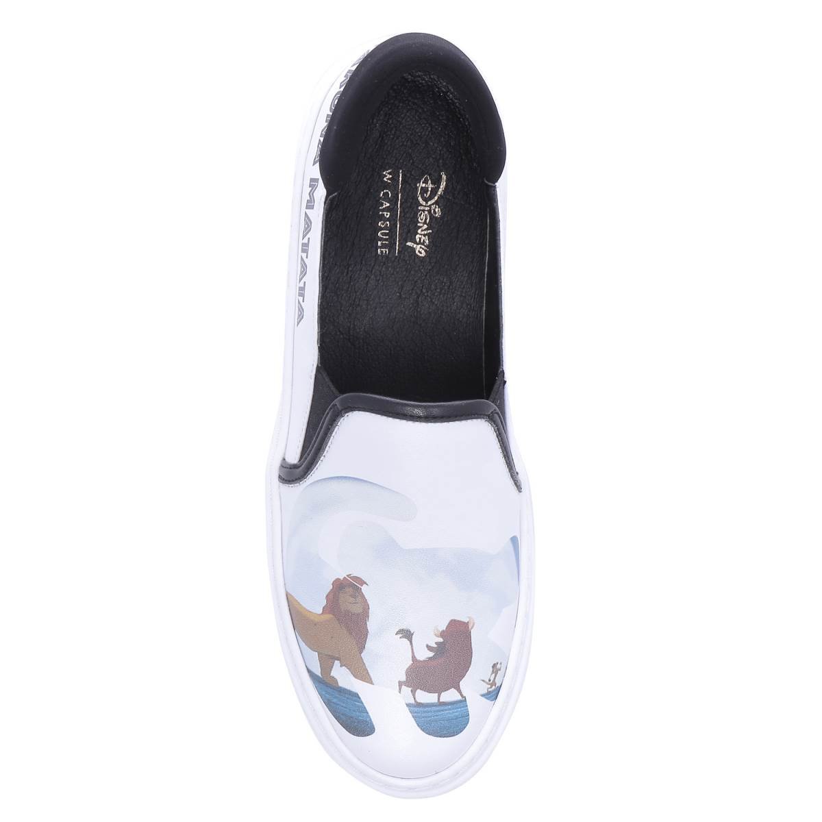 Tenis el Rey León Slip On Blanco Colección W Capsule