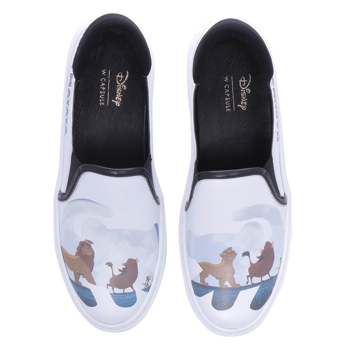 Tenis el Rey León Slip On Blanco Colección W Capsule