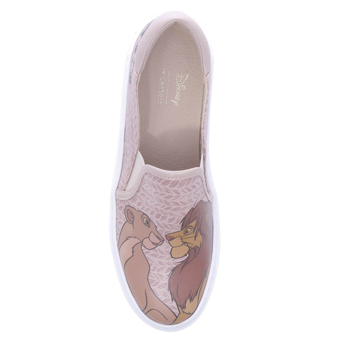 Tenis el Rey León Slip On Rosa Colección W Capsule