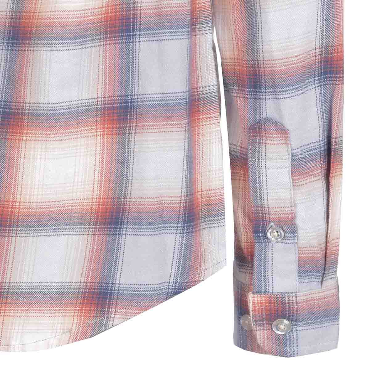 Camisa Manga Larga a Cuadros Jeanious