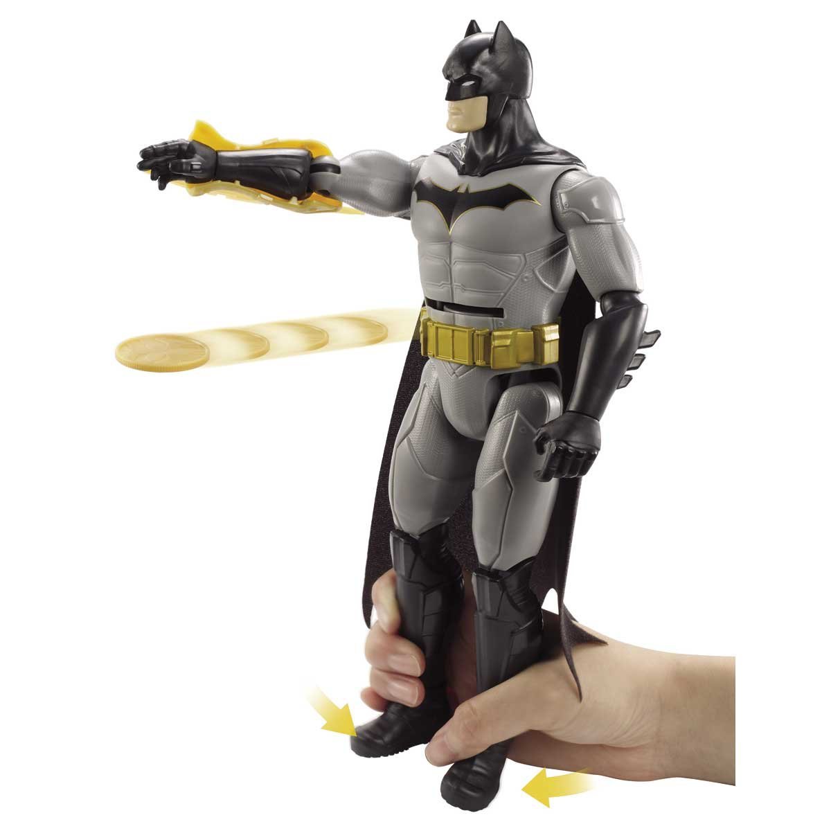 Figura de Acción 12" Comics Batman Missions Lanzadiscos Mattel