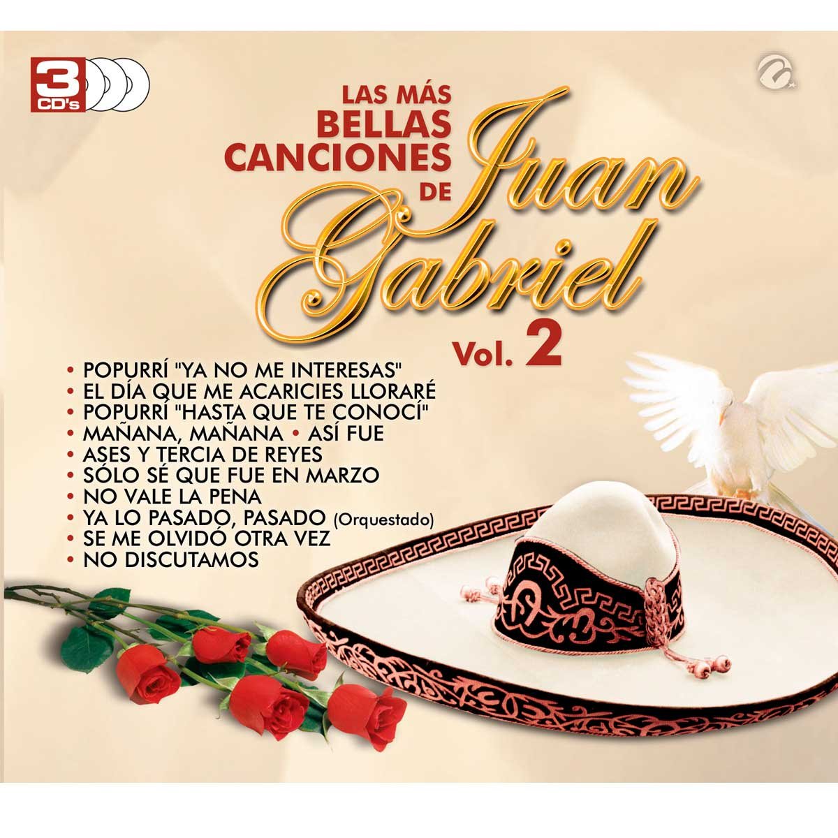 3 Cds Varios las Más Bellas Canciones de Juan Gabriel