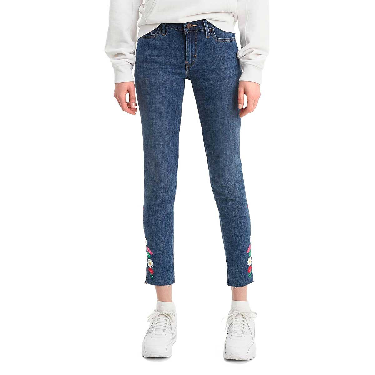 Jeans Ankle Cintura Media Levi's