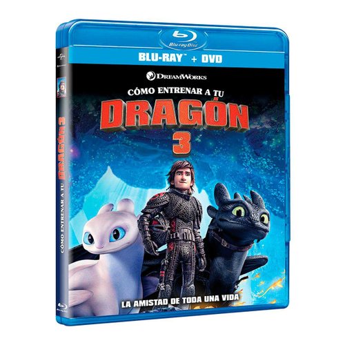 Blu Ray + Dvd Como Entrenar a Tu Dragón 3