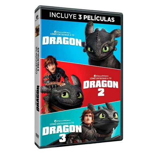 Pack Dvd Como Entrenar a Tu Dragón Trilogía